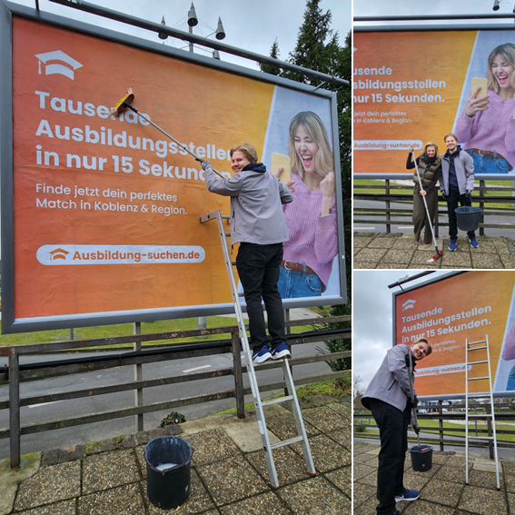 Plakatwerbung Post